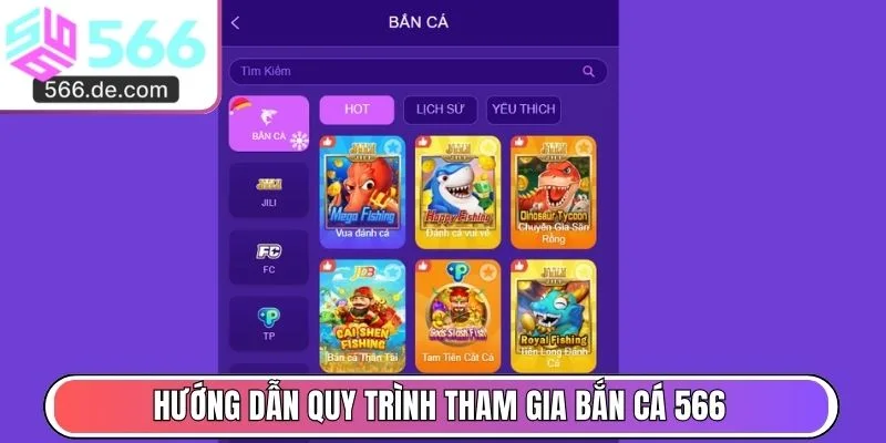 Hướng dẫn quy trình tham gia bắn cá 566 chuẩn xác