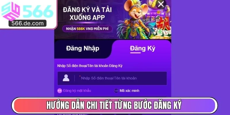 Hướng dẫn chi tiết từng bước đăng ký tài khoản