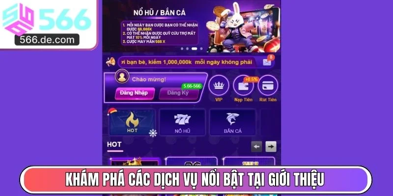 Khám phá các dịch vụ nổi bật 